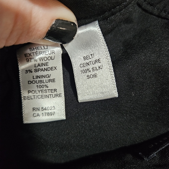 Banana Republic Black Martin Fit Pants Size 0 GUC - Picture 4 of 4